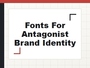 Crafting Fonts for an Antagonist Brand Identity
